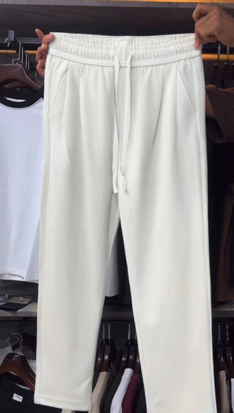Premium Plain Baggy Bottom Trouser by Rawish | Relaxed Fit Men's Casual Trouser