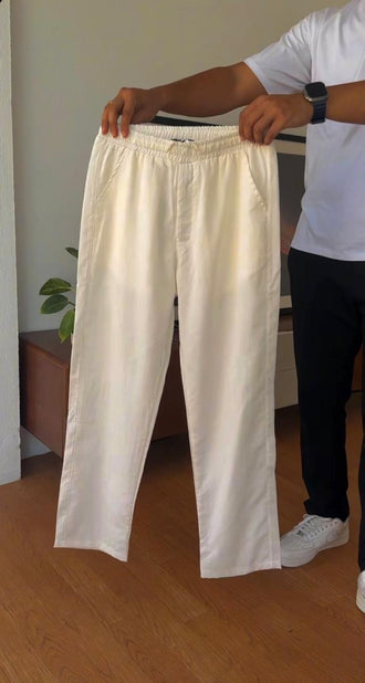 Premium Plain Baggy Bottom Trouser by Rawish | Relaxed Fit Men's Casual Trouser